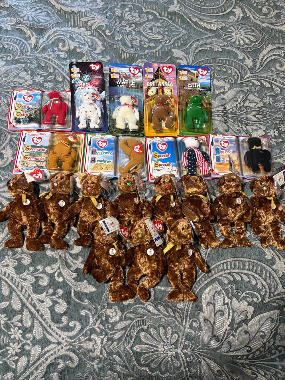 Vintage Collectible Ty Beanie Babies Assorted